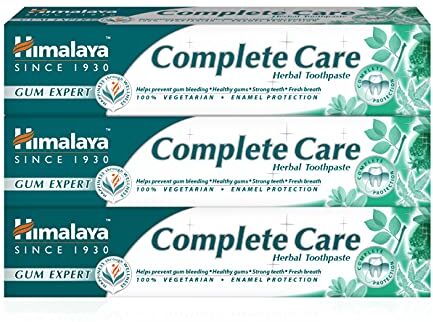 Himalaya Gum Expert Complete Care Herbal Toothpaste Anti inflammation, Anti-oxidant, Prevents Bleeding or Swollen Gum 100% Vegetarian, Parabens Free 75ml