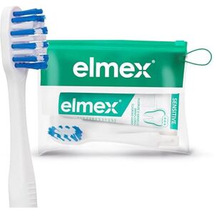 Kit dentale da viaggio Elmex - Sensibile, Spazzolino, 20ml Kit dentale da viaggio Elmex - Sensibile, Spazzolino, 20ml