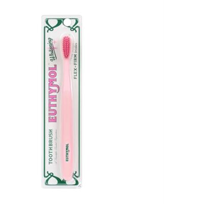 Euthymol Spazzolino da denti sbiancante (rosa), testa piena piccola, setole micro morbide ad alta resistenza, pulizia profonda, denti gengive sensibili, smalto orale quotidiano per la cura dentale Euthymol Spazzolino da denti sbiancante (rosa), testa piena piccola, setole micro morbide ad alta resistenza, pulizia profonda, denti gengive sensibili, smalto orale quotidiano per la cura dentale