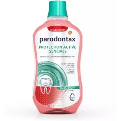 Parodontax Collutorio quotidiano con menta fresca, la bottiglia da 500 ml Parodontax Collutorio quotidiano con menta fresca, la bottiglia da 500 ml