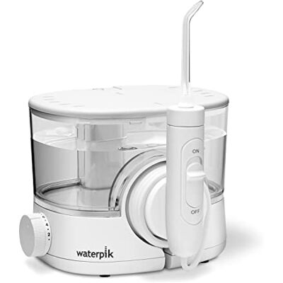Waterpik ION WF11 Idropulsore orale wireless ricaricabile portatile con 6 ugelli, bianco Waterpik ION WF11 Idropulsore orale wireless ricaricabile portatile con 6 ugelli, bianco