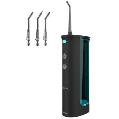 Cecotec Idropulsore Dentale Portatile Irrigatore Orale Professionale ToothCare Jet Fresh Clean. 3 Ugelli, 1200rpm, Serbatoio 180ml, Senza Fili, IPX7, 3 Modalità, Autonomia 20 Giorni, Gengive Più Sane Cecotec Idropulsore Dentale Portatile Irrigatore Orale Professionale ToothCare Jet Fresh Clean. 3 Ugelli, 1200rpm, Serbatoio 180ml, Senza Fili, IPX7, 3 Modalità, Autonomia 20 Giorni, Gengive Più Sane