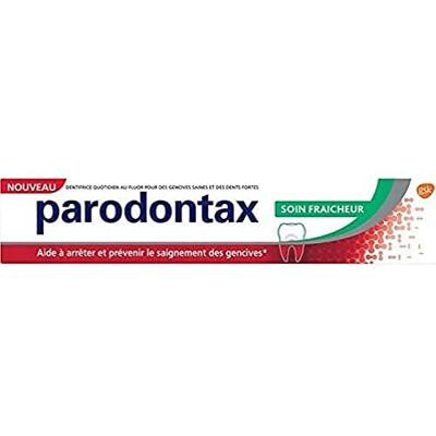 Parodontax Dentifricio Cura Freschezza, Aiuta a fermare e prevenire il sanguinamento Delle Gengive, Gusto Migliorato 75 ml Parodontax Dentifricio Cura Freschezza, Aiuta a fermare e prevenire il sanguinamento Delle Gengive, Gusto Migliorato 75 ml