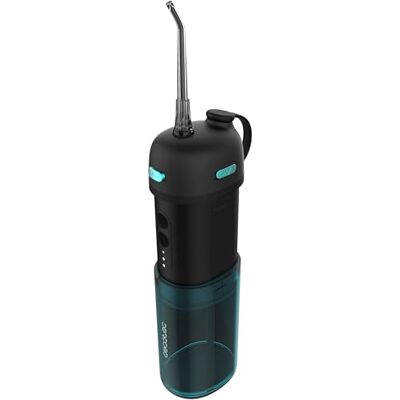 Cecotec Irrigatore Orale da Viaggio Compatto e Leggero ToothCare Jet Clean Splash. Irrigatore Dentale con 3 Modalità, 8 Intensità, Capacità 150ml, IPX7, Include 3 Ugelli Intercambiabili Cecotec Irrigatore Orale da Viaggio Compatto e Leggero ToothCare Jet Clean Splash. Irrigatore Dentale con 3 Modalità, 8 Intensità, Capacità 150ml, IPX7, Include 3 Ugelli Intercambiabili