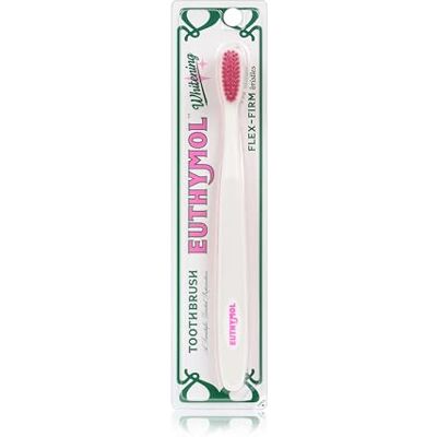 Euthymol Spazzolino da denti sbiancante, testa piccola, setole micro-morbide ad alta resistenza, pulizia profonda, denti sensibili, cura quotidiana orale Euthymol Spazzolino da denti sbiancante, testa piccola, setole micro-morbide ad alta resistenza, pulizia profonda, denti sensibili, cura quotidiana orale