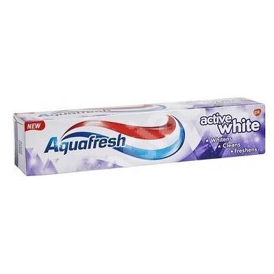 Aquafresh Active White Confezione completa di dentifricio 12 tubetti da 125 ml Aquafresh Active White Confezione completa di dentifricio 12 tubetti da 125 ml