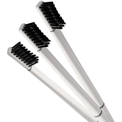 PIUMA Spazzolino da Denti Manuale Bianco – Ricarica 3x Eco Spazzolino da Viaggio con Setole Medie in Tynex Spazzolini Denti con Design Italiano Brevettato, Pulizia Profonda Delicata PIUMA Spazzolino da Denti Manuale Bianco – Ricarica 3x Eco Spazzolino da Viaggio con Setole Medie in Tynex Spazzolini Denti con Design Italiano Brevettato, Pulizia Profonda Delicata