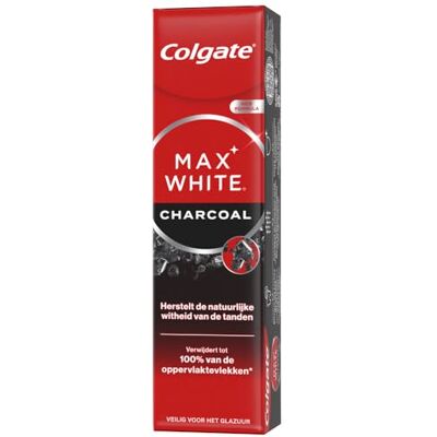 Colgate Max White Charcoal Whitening Dentifricio 75ml, 1 pezzo Colgate Max White Charcoal Whitening Dentifricio 75ml, 1 pezzo