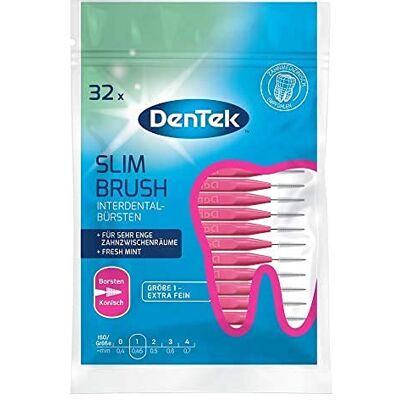 Dentek Slim Brush Extra Fine, 32 pezzi Dentek Slim Brush Extra Fine, 32 pezzi