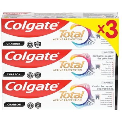 Colgate Total Prevention Dentifricio attivo 24 ore 3 x 75 ml Colgate Total Prevention Dentifricio attivo 24 ore 3 x 75 ml