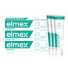 Elmex Dentifricio Sensitive 3 x 75 ml – pulizia delicata dei denti sensibili al dolore – clinicamente confermato per denti forti e contro la carie