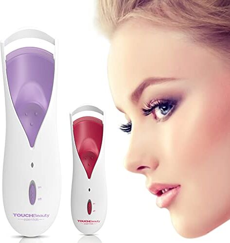 TOUCHBeauty Piegaciglia Elettrico, Piegaciglia Riscaldato, Piegaciglia Professionale con Cuscinetti Riscaldanti Intelligenti in Silicone, Riscaldamento Rapido, Effetto Curling di Lunga Durata ()