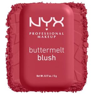 NYX PROFESSIONAL MAKEUP Blush in Polvere, Per un Look Fresco e Colorato, Arricchito con Burro di Mango, Mandorle e Karitè, Sfumabile, Buttermelt, Tonalità: All The Butta, 5 g NYX PROFESSIONAL MAKEUP Blush in Polvere, Per un Look Fresco e Colorato, Arricchito con Burro di Mango, Mandorle e Karitè, Sfumabile, Buttermelt, Tonalità: All The Butta, 5 g