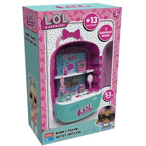 Bildo Flair Leisure Products Plc L.O.L Surprise Born 2 Valigia da viaggio con specchio integrato, custodia con ruote e accessori di bellezza sicuri per bambini e trucco, per bambini Bildo Flair Leisure Products Plc L.O.L Surprise Born 2 Valigia da viaggio con specchio integrato, custodia con ruote e accessori di bellezza sicuri per bambini e trucco, per bambini