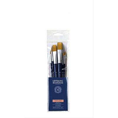 Lefranc Bourgeois LB PENNELLI FINI SINTETICI ASSORTITI X6 MANICO CORTO Lefranc Bourgeois LB PENNELLI FINI SINTETICI ASSORTITI X6 MANICO CORTO