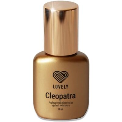 LOVELY Colle pour cils CLEOPATRA colla ad asciugatura rapida, tempo di asciugatura: IMMEDIATO, adesione per 8 settimane colla per ciglia adatta agli studi e all'uso esterno 10ml Nero LOVELY Colle pour cils CLEOPATRA colla ad asciugatura rapida, tempo di asciugatura: IMMEDIATO, adesione per 8 settimane colla per ciglia adatta agli studi e all'uso esterno 10ml Nero
