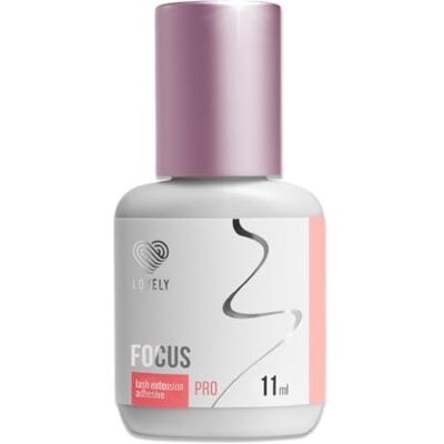 LOVELY FOCUS Colla per ciglia (11ml, colore: NERO) colla fulminea, tempo di asciugatura: 0,5 secondi, adesione di 8 settimane, durevole, per extension ciglia professionali LOVELY FOCUS Colla per ciglia (11ml, colore: NERO) colla fulminea, tempo di asciugatura: 0,5 secondi, adesione di 8 settimane, durevole, per extension ciglia professionali