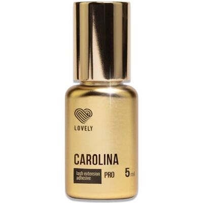 LOVELY Colla per ciglia CAROLINA – colla rapida tempo di asciugatura 0,5 secondi fino a 8 settimane, ipoallergenica – colla per ciglia adatta per studi e applicazioni terze – 5 ml nero LOVELY Colla per ciglia CAROLINA – colla rapida tempo di asciugatura 0,5 secondi fino a 8 settimane, ipoallergenica – colla per ciglia adatta per studi e applicazioni terze – 5 ml nero