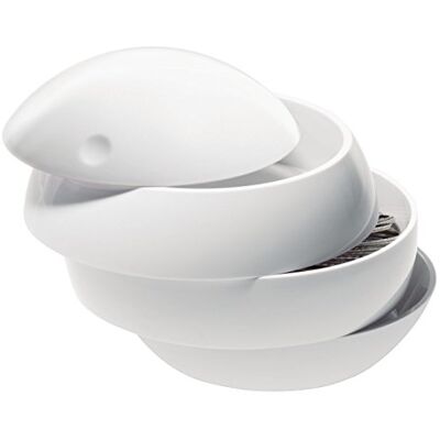 Spirella Makeup Organizer Box-Beauty Bowl Bianco Spirella Makeup Organizer Box-Beauty Bowl Bianco