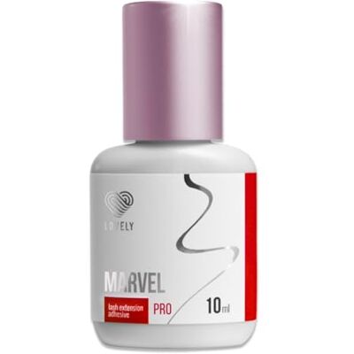 LOVELY Colla per ciglia MARVEL (10ml, colore: NERO) colla rapida, tempo di asciugatura: 1 secondo, adesione di 8 settimane, basso sviluppo di vapore, molto forte LOVELY Colla per ciglia MARVEL (10ml, colore: NERO) colla rapida, tempo di asciugatura: 1 secondo, adesione di 8 settimane, basso sviluppo di vapore, molto forte