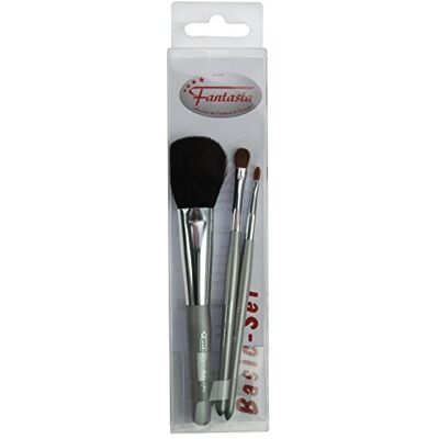 Fantasia Set di pennelli Basic, modello , 3 pezzi, colore argento Fantasia Set di pennelli Basic, modello , 3 pezzi, colore argento