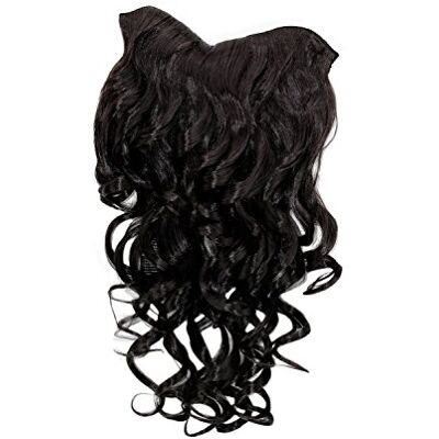 WIG ME UP Clip Nelle Estensioni Dei Capelli, Set 7 Pezzi, 3/4 Della Parrucca Castano Scuro, Riccia, Lunghezza: 50 Cm. H9503-3, Extensions WIG ME UP Clip Nelle Estensioni Dei Capelli, Set 7 Pezzi, 3/4 Della Parrucca Castano Scuro, Riccia, Lunghezza: 50 Cm. H9503-3, Extensions