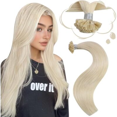 Moresoo Extension Capelli Veri Cheratina Biondo Chiaro Remy Lisci Cheratina per Extension Capelli Veri Umani Biondo Platino #60 60 cm 50g 50 Ciocche Moresoo Extension Capelli Veri Cheratina Biondo Chiaro Remy Lisci Cheratina per Extension Capelli Veri Umani Biondo Platino #60 60 cm 50g 50 Ciocche