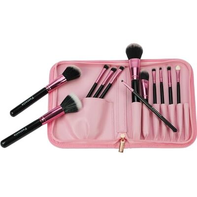 Fantasia Brand Brush Brush Brush Brush Brush su Zip Bag, Parts, Pink/Black Fantasia Brand Brush Brush Brush Brush Brush su Zip Bag, Parts, Pink/Black