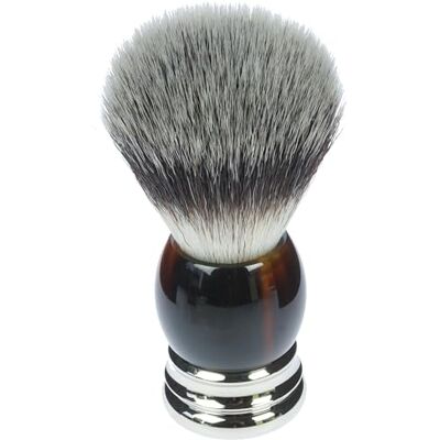 Fantasia Pennello da barba in setole sintetiche vegane, con elegante base in metallo, pennello da barba vegano, pennello da barba sintetico Fantasia Pennello da barba in setole sintetiche vegane, con elegante base in metallo, pennello da barba vegano, pennello da barba sintetico