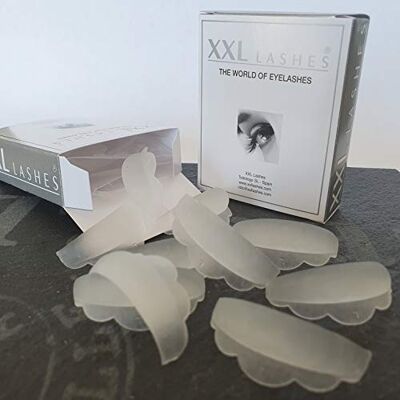 XXL Lashes 10 Cuscinetti in Silicone per Lifting e Permanente delle Ciglia Piegaciglia, Bigodini Confezione di Ricarica (M) XXL Lashes 10 Cuscinetti in Silicone per Lifting e Permanente delle Ciglia Piegaciglia, Bigodini Confezione di Ricarica (M)