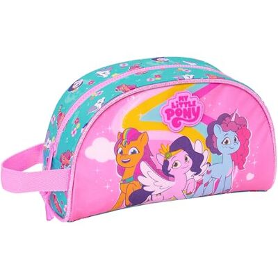 safta MY LITTLE PONY MAGIC Beauty case grande per bambini, adatto a carrozzina, ideale per bambini dai 5 ai 14 anni, comodo e versatile, qualità e resistenza, 26 x 16 x 9 cm, colore: rosa/turchese, safta MY LITTLE PONY MAGIC Beauty case grande per bambini, adatto a carrozzina, ideale per bambini dai 5 ai 14 anni, comodo e versatile, qualità e resistenza, 26 x 16 x 9 cm, colore: rosa/turchese,
