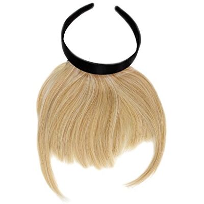 WIG ME UP Frangetta a clip con Cerchietto e ciocche Laterali più lunghe, Effetto davvero Naturale, Biondo Chiaro(611), HA071T-611 WIG ME UP Frangetta a clip con Cerchietto e ciocche Laterali più lunghe, Effetto davvero Naturale, Biondo Chiaro(611), HA071T-611
