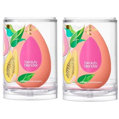 BeautyBlender Papaya Summer Glow Duo 2 spugne per trucco, ultra morbide, senza lattice e riutilizzabili, per fondotinta, cipria e BB Cream, perfetta finitura aerografo, vegana e senza BeautyBlender Papaya Summer Glow Duo 2 spugne per trucco, ultra morbide, senza lattice e riutilizzabili, per fondotinta, cipria e BB Cream, perfetta finitura aerografo, vegana e senza