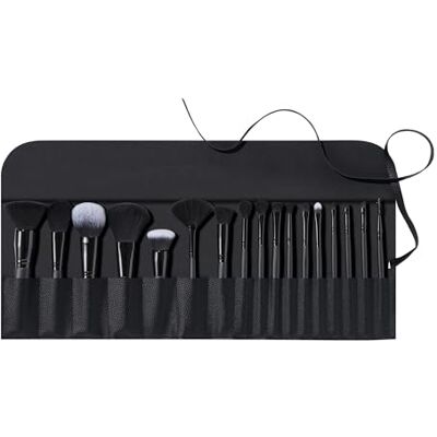 e.l.f. Ultimate Makeup Brush Set & Travel Roll, set di 17 pennelli, per ombretto, fondotinta, polvere, correttore e altro, prodotto vegano e non testato sugli animali e.l.f. Ultimate Makeup Brush Set & Travel Roll, set di 17 pennelli, per ombretto, fondotinta, polvere, correttore e altro, prodotto vegano e non testato sugli animali