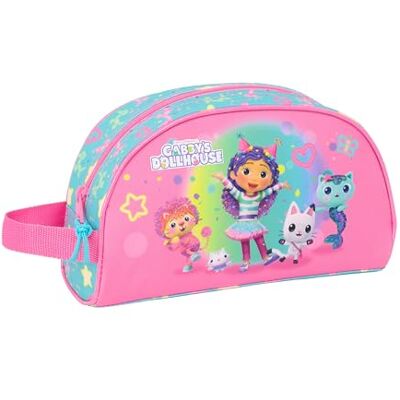 safta GABBY'S DOLLHOUSE CONFETTI – Beauty case grande per bambini, adattabile al carrello, ideale per bambini dai 5 ai 14 anni, comodo e versatile, qualità e resistenza, 26 x 16 x 9 cm, rosa/turchese safta GABBY'S DOLLHOUSE CONFETTI – Beauty case grande per bambini, adattabile al carrello, ideale per bambini dai 5 ai 14 anni, comodo e versatile, qualità e resistenza, 26 x 16 x 9 cm, rosa/turchese
