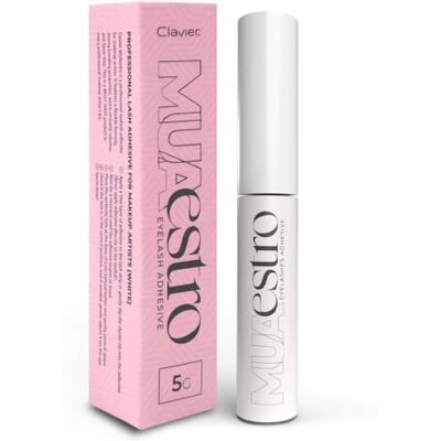 Clavier Colla finte ciglia, colla per striscia Lash extension ciglia, lattice Eylash Glue, colla per fissare ciglia finte o ciuffi applicatore pennello pratico durevole e impermeabile asciugatura rapida Clavier Colla finte ciglia, colla per striscia Lash extension ciglia, lattice Eylash Glue, colla per fissare ciglia finte o ciuffi applicatore pennello pratico durevole e impermeabile asciugatura rapida