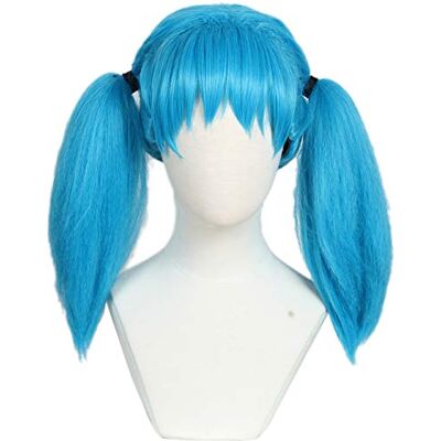 Linfairy Parrucca per cosplay di Halloween Parrucca blu da Donna Linfairy Parrucca per cosplay di Halloween Parrucca blu da Donna