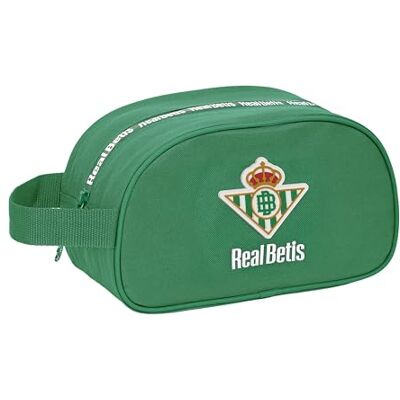 safta Real Betis Beauty case da scuola per bambini medio con manico, borsa per bambini, adattabile al carrello, facile da pulire, comodo e versatile, qualità e resistenza, 26 x 12 x 15 cm, colore verde, safta Real Betis Beauty case da scuola per bambini medio con manico, borsa per bambini, adattabile al carrello, facile da pulire, comodo e versatile, qualità e resistenza, 26 x 12 x 15 cm, colore verde,