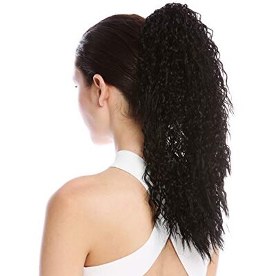 WIG ME UP N609-V-1 Toupet Coda di cavallo Lunghi Voluminosi Ricci Ricci crespi Afro Kinks Nero 45 cm WIG ME UP N609-V-1 Toupet Coda di cavallo Lunghi Voluminosi Ricci Ricci crespi Afro Kinks Nero 45 cm