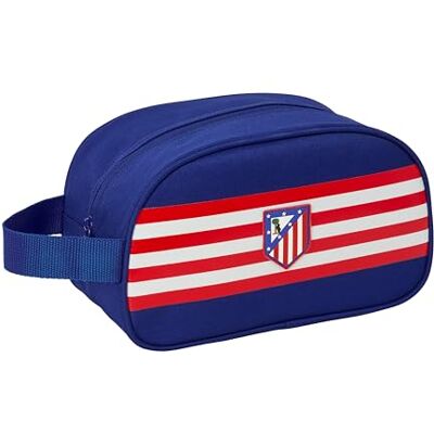 safta ATLETICO de MADRID Beauty case scuola per bambini medio con manico, borsa per bambini, adattabile al carrello, facile da pulire, comodo e versatile, qualità e resistenza, 26 x 12 x 15 cm safta ATLETICO de MADRID Beauty case scuola per bambini medio con manico, borsa per bambini, adattabile al carrello, facile da pulire, comodo e versatile, qualità e resistenza, 26 x 12 x 15 cm