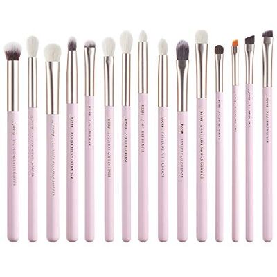 Jessup Set pennelli occhi 15pz sfumatura eyeliner sopracciglia T294 Pennello occhi con etichetta, pelo misto capra-sintetico, transizioni colore fluide, applicazione precisa Jessup Set pennelli occhi 15pz sfumatura eyeliner sopracciglia T294 Pennello occhi con etichetta, pelo misto capra-sintetico, transizioni colore fluide, applicazione precisa
