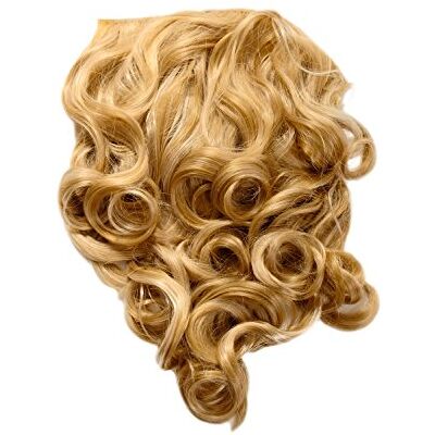WIG ME UP Toupet- Clip nelle estensione dei capelli 7 pezzi, 3/4 di Parrucca Mix di Biondo oro e Biondo Chiaro 50 cm Ricci Ondulati H9503-611B WIG ME UP Toupet- Clip nelle estensione dei capelli 7 pezzi, 3/4 di Parrucca Mix di Biondo oro e Biondo Chiaro 50 cm Ricci Ondulati H9503-611B