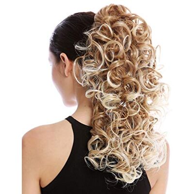 WIG ME UP MKB-6A-V-27T613 Toupet Coda di cavallo Lunghi Ricci Mix Biondo Mèches 45 cm WIG ME UP MKB-6A-V-27T613 Toupet Coda di cavallo Lunghi Ricci Mix Biondo Mèches 45 cm