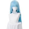 LINLINCD Parrucca cosplay anime in questo momento sono diventato come sottile parrucca Cosplay Rimuru Tempest 70 cm capelli sintetici resistenti al calore costumi blu