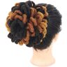 KiHene Parrucca personalizzata da donna con chignon for capelli avvolgente con coulisse treccia sporca che esplode avvolgere i capelli decorazione di moda (Color : 15, Size : 1)