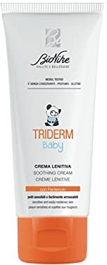 BioNike Triderm Baby Crema Neonato e Bambino Lenitiva per Pelli Secche e Sensibili, Azione Idratante e Riparatrice, Attenua Rossori e Irritazioni, 100 ml