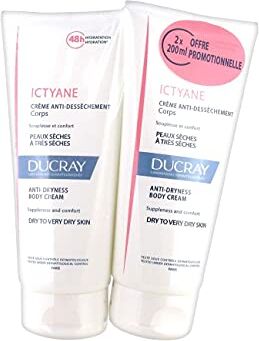 Ducray Ictyane Crema Nutritiva Emolliente Viso e Corpo 2 x 200ml