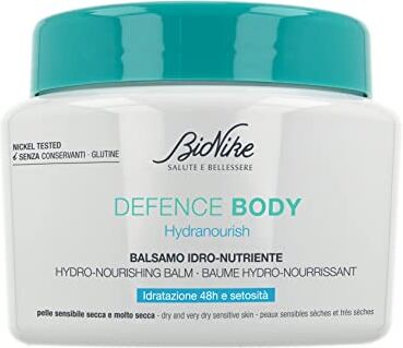 BioNike Defence Body Hydranourish Balsamo Idronutriente 48h, Azione Nutriente e Rinforzante della Barriera Cutanea, Dona Comfort, Morbidezza e Setosità, 300 ml