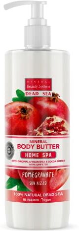 Mineral Beauty System Totes Meer Mineralien SPA-BODY BUTTER CREAM Pomegranate, 300 ml