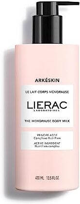 Lierac Arkeskin Latte Corpo, corregge i Segni visibili della Menopausa sulla Pelle, Formato 400 ml